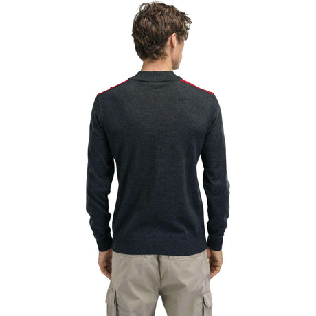 Dale of Norway Liberg Sweater Jacket - Men's | Dark Charcoal Smoke Redrose