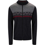 Dale of Norway Liberg Sweater Jacket - Men's | Dark Charcoal Smoke Redrose