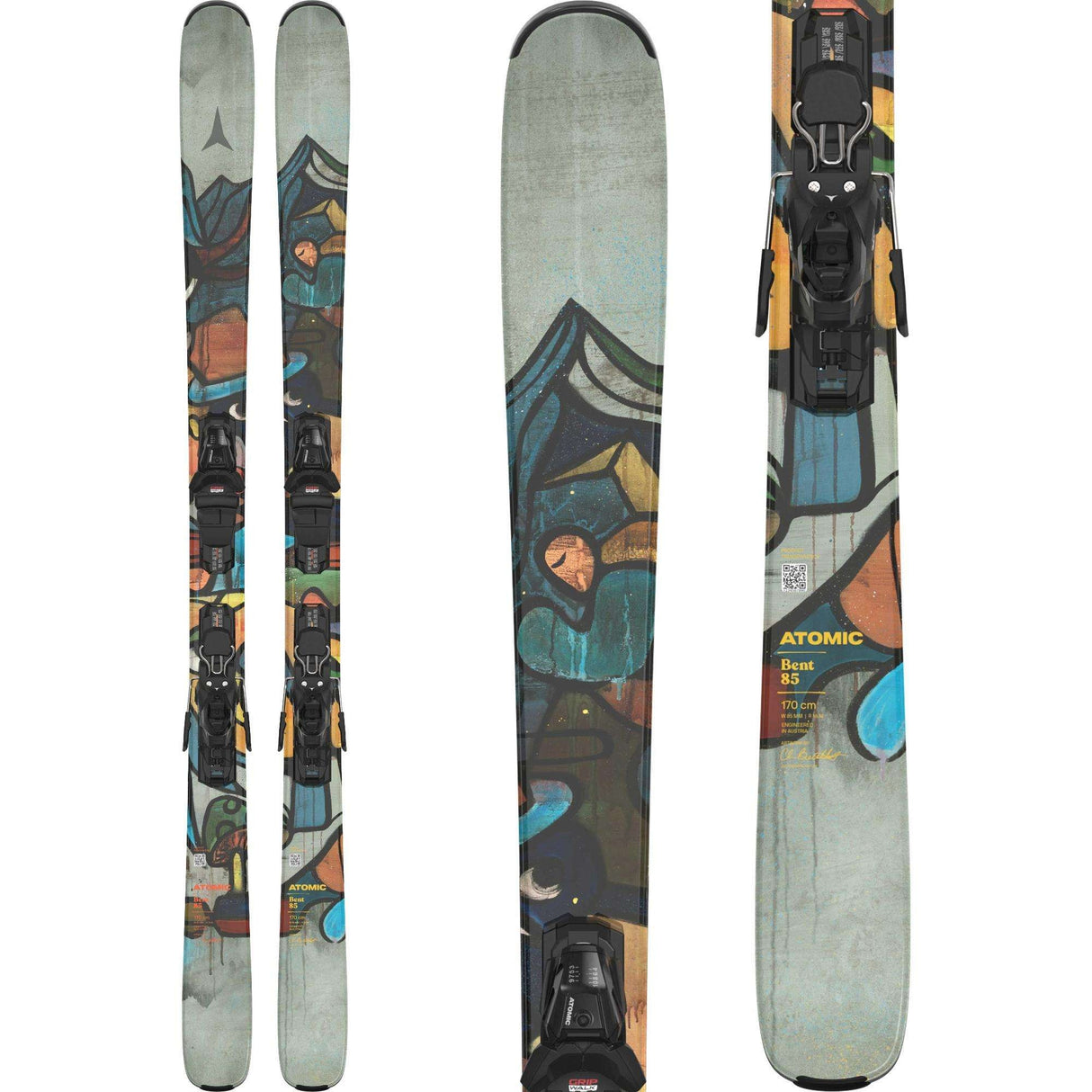 Atomic Bent 85 R Ski + M 10 GW Binding - 2026 | One Color