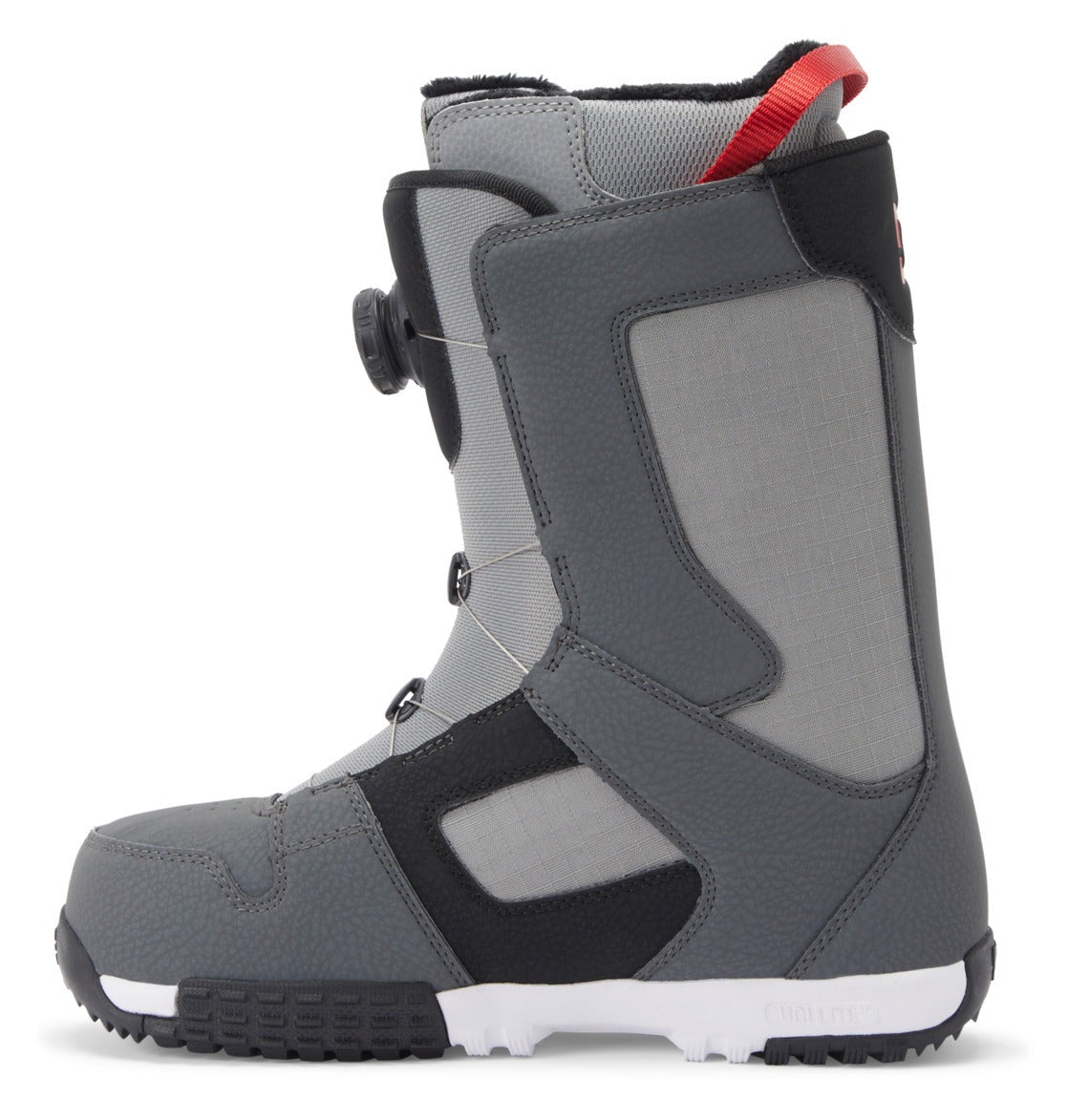 DC Phase BOA Pro Snowboard Boot - Men's  | Black/ Grey/ Red