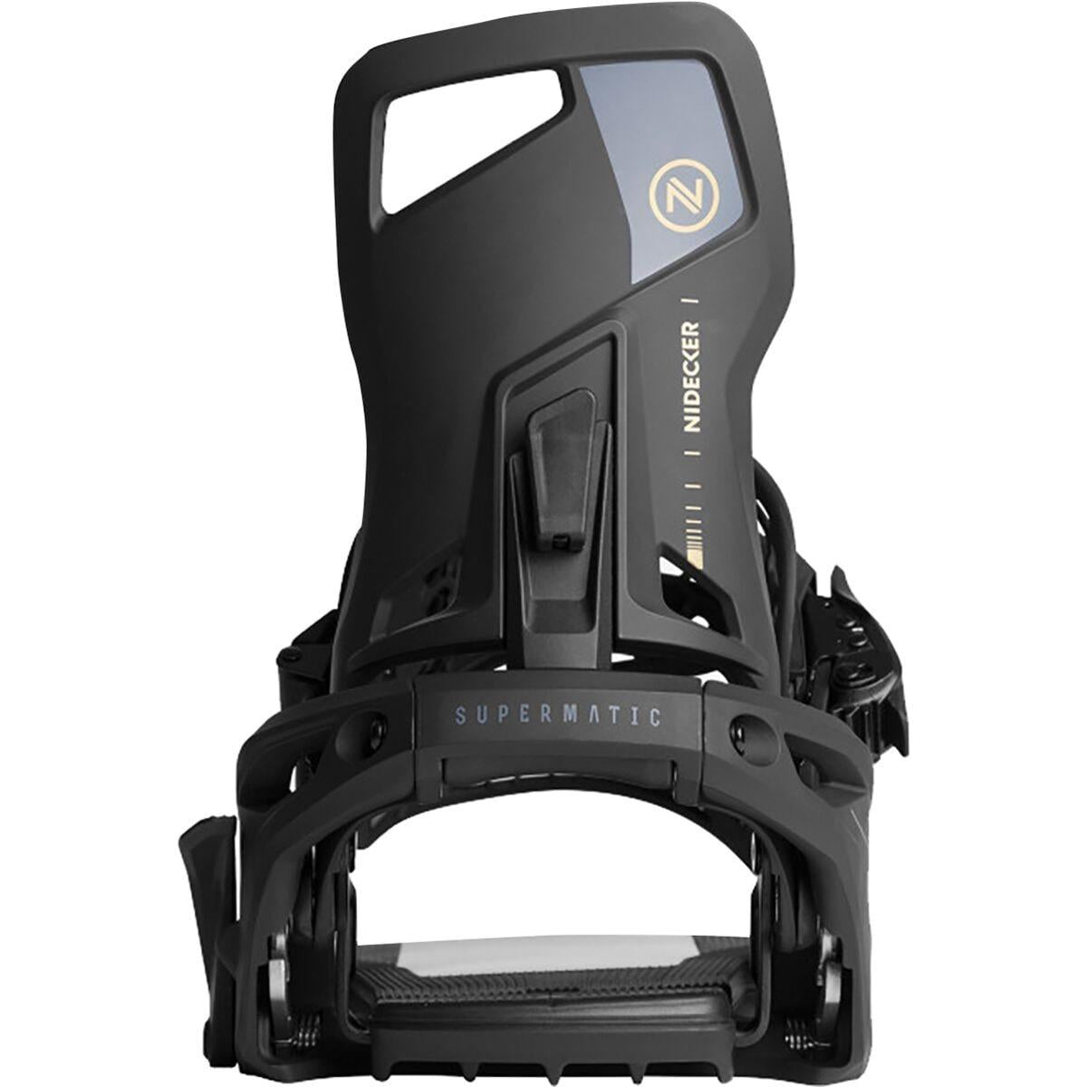 Nidecker Supermatic OG Step-In Snowboard Binding  | Black