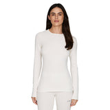Le Bent Heavyweight Grid Fleece Crew Top - Women's | Pearl