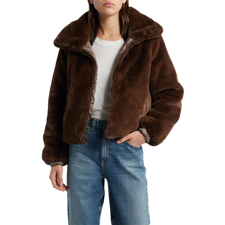 Save the Duck Reversible Jeon Jacket - Women's | Teddy Brown