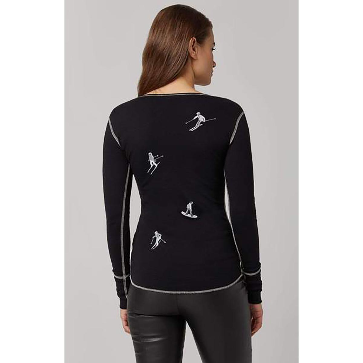 Alp N Rock Slope Henley  Womens  | Heather Black