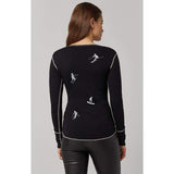 Alp N Rock Slope Henley  Womens  | Heather Black