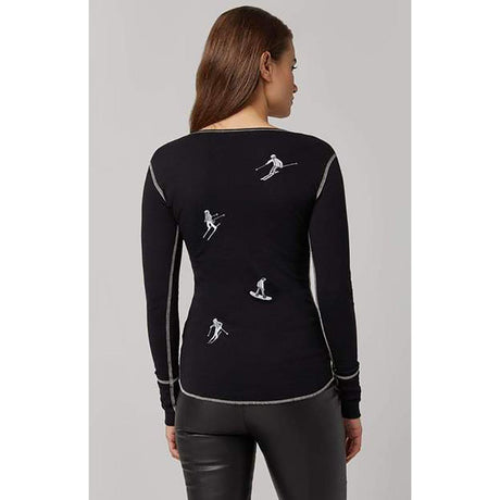 Alp N Rock Slope Henley  Womens  | Heather Black