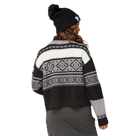 Krimson Klover Parsen Zip Neck Sweater - Women's  | Black