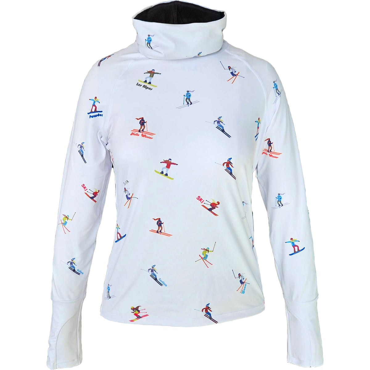 Krimson Klover Multi Skiers Turtleneck - Women's | White