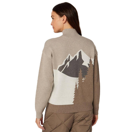 Alp N Rock Portia Mock Neck Sweater  Womens  | Heather Stone