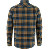 Fjallraven Singi Heavy Regular Fit Flannel Shirt - Men's  | Dark Navy/Buckwheat Brown