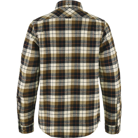 Fjallraven Singi Heavy Regular Fit Flannel Shirt - Men's  | Chalk White/Dark Navy