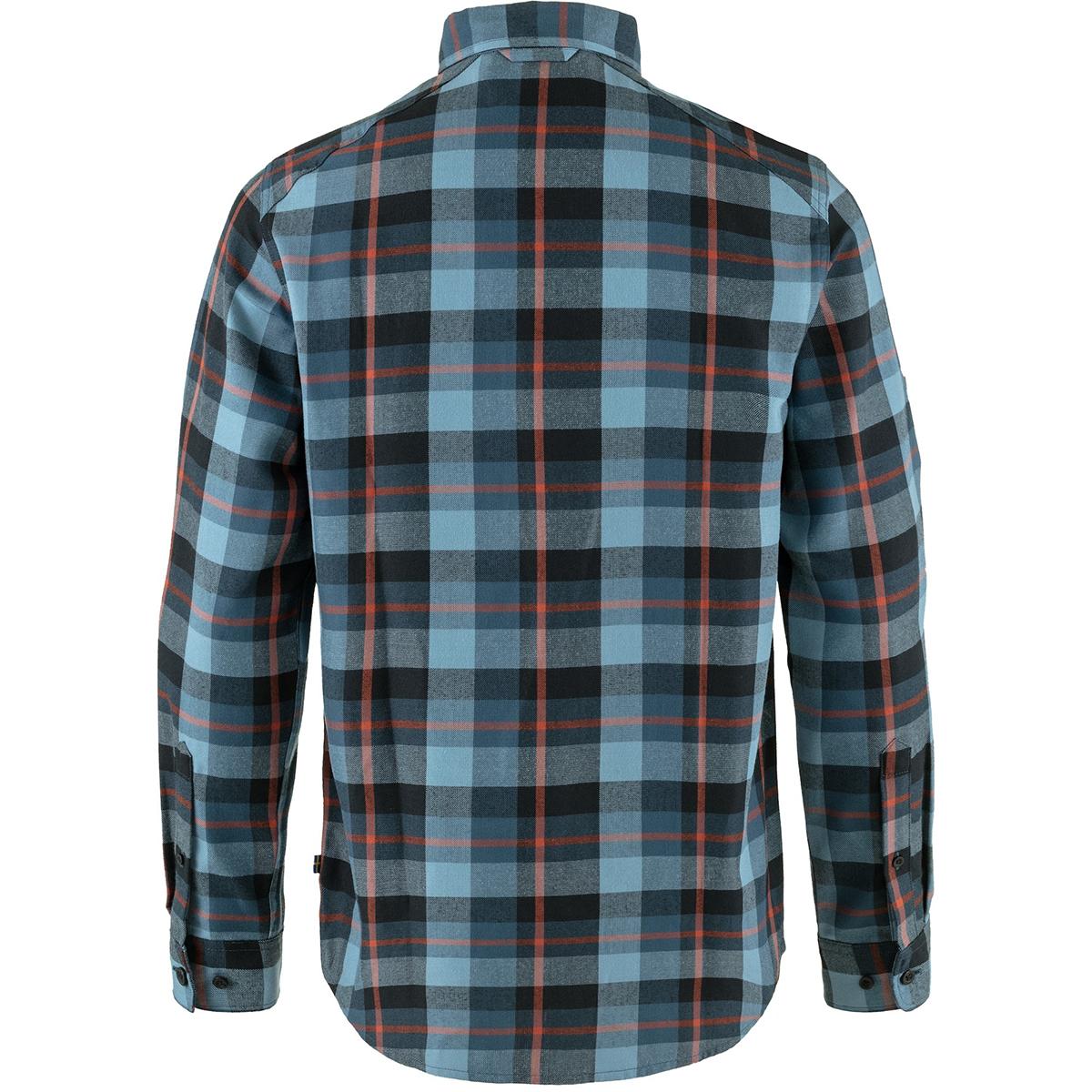 Fjallraven Fjallglim Flannel Shirt - Men's  | Indigo Blue/Dawn Blue