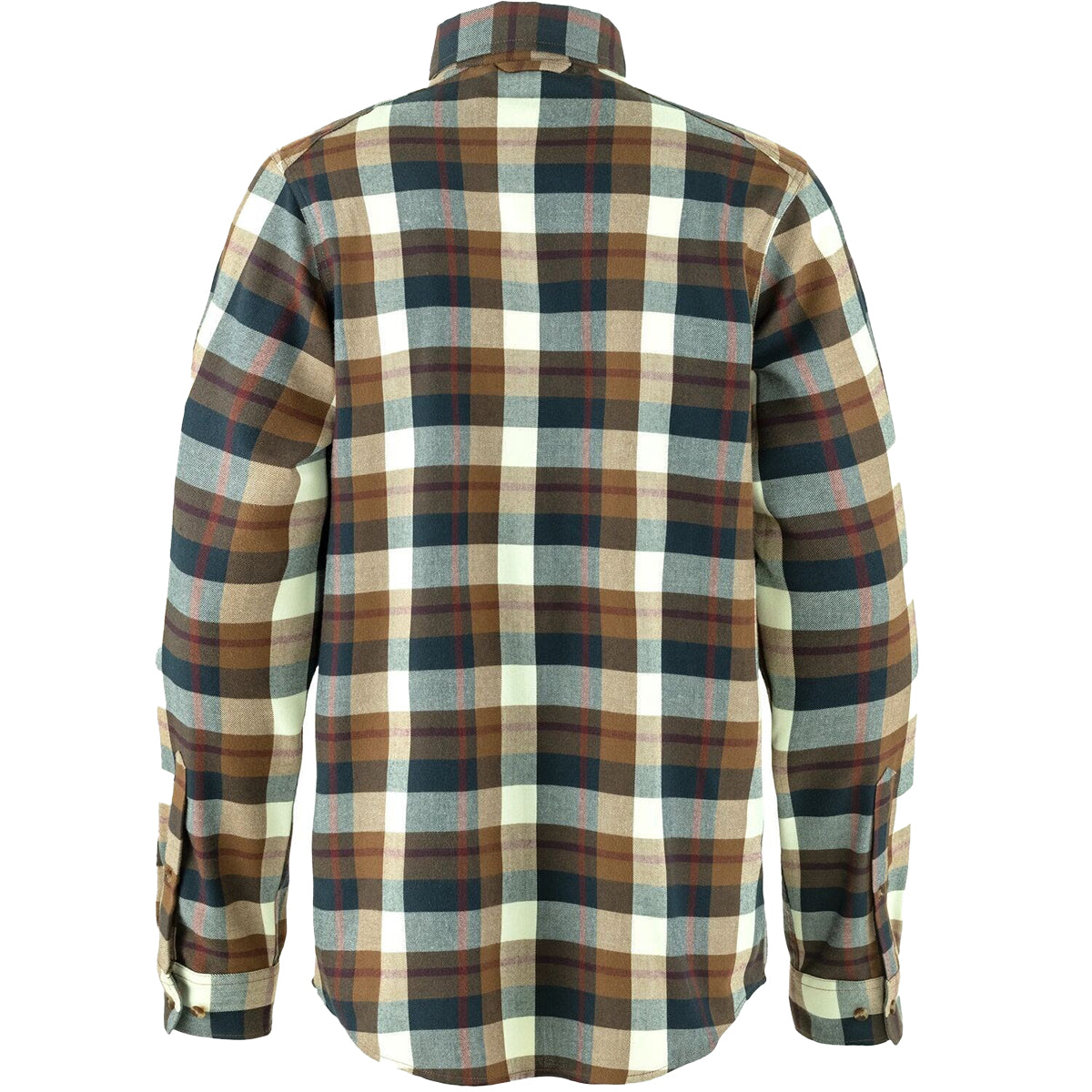 Fjallraven Fjallglim Flannel Shirt - Men's  | Wood Brown/Chalk White