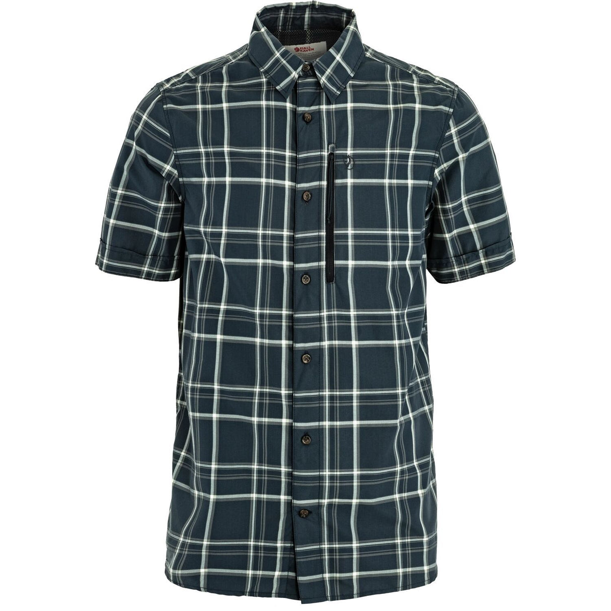 Fjallraven Abisko Hike Shirt - Men's | Dark Navy/ Chalk White
