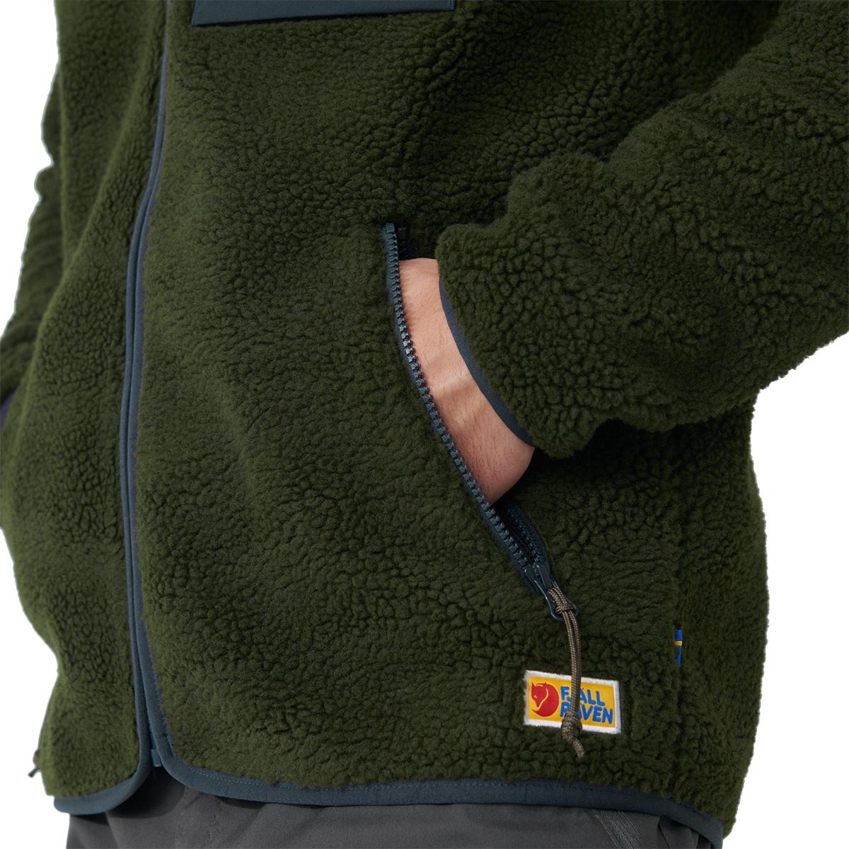 Fjallraven Vardag Pile Fleece Jacket - Men's  | Deep Forest
