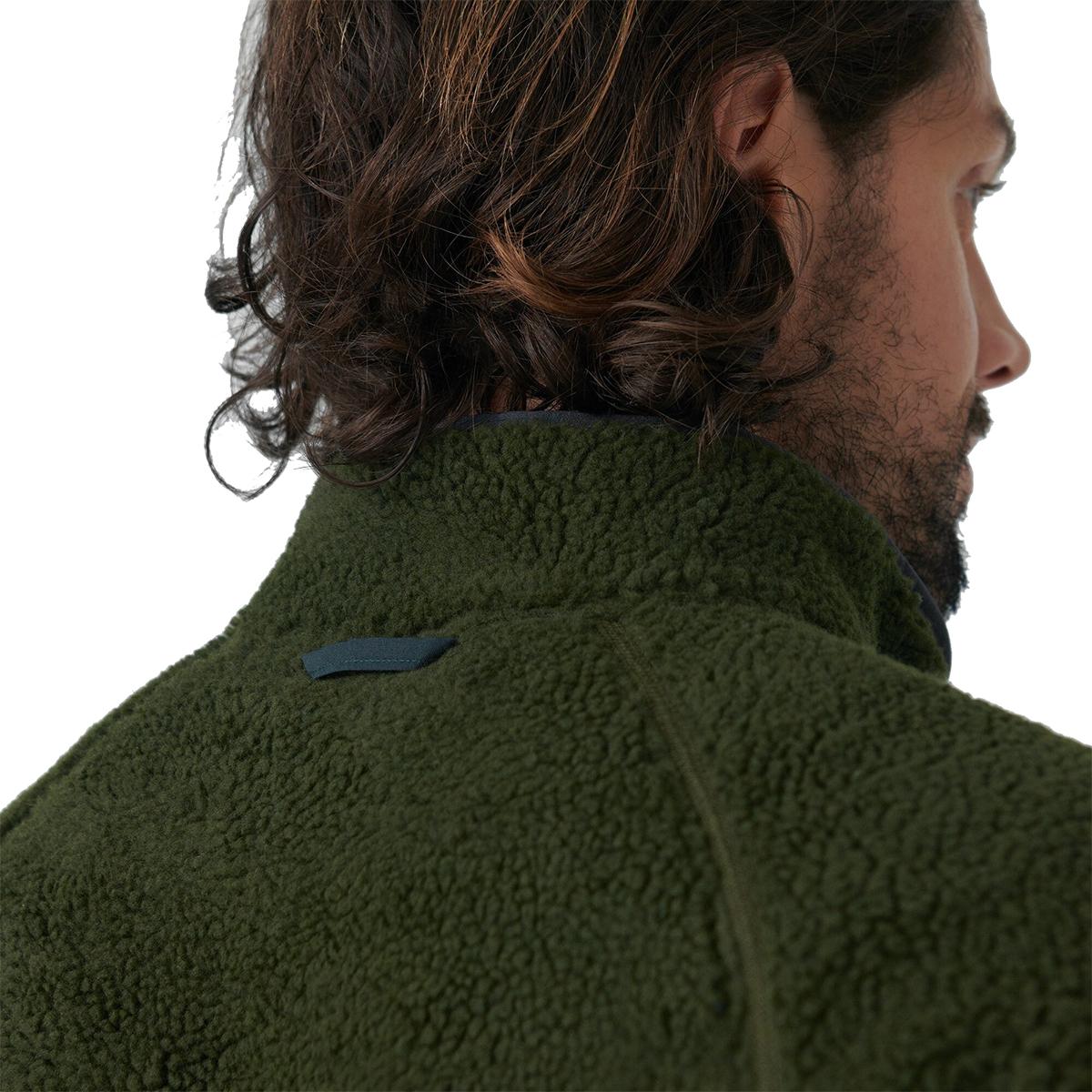 Fjallraven Vardag Pile Fleece Jacket - Men's  | Deep Forest