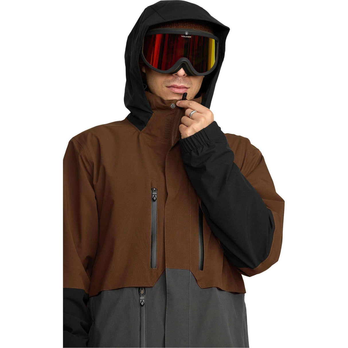 Volcom RNGE Stretch 30K Jacket - Men's | Brown