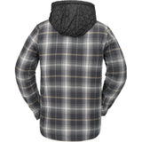 Volcom Insulated Riding Flannel Jacket - Men's  | Heather Black
