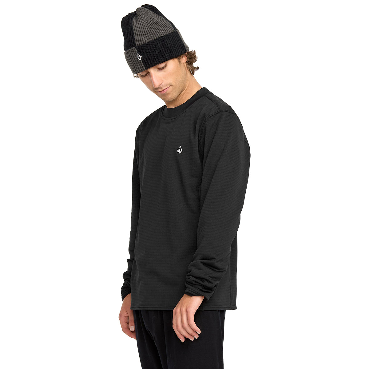 Volcom Gridlock Crewneck Fleece - Men's | Black