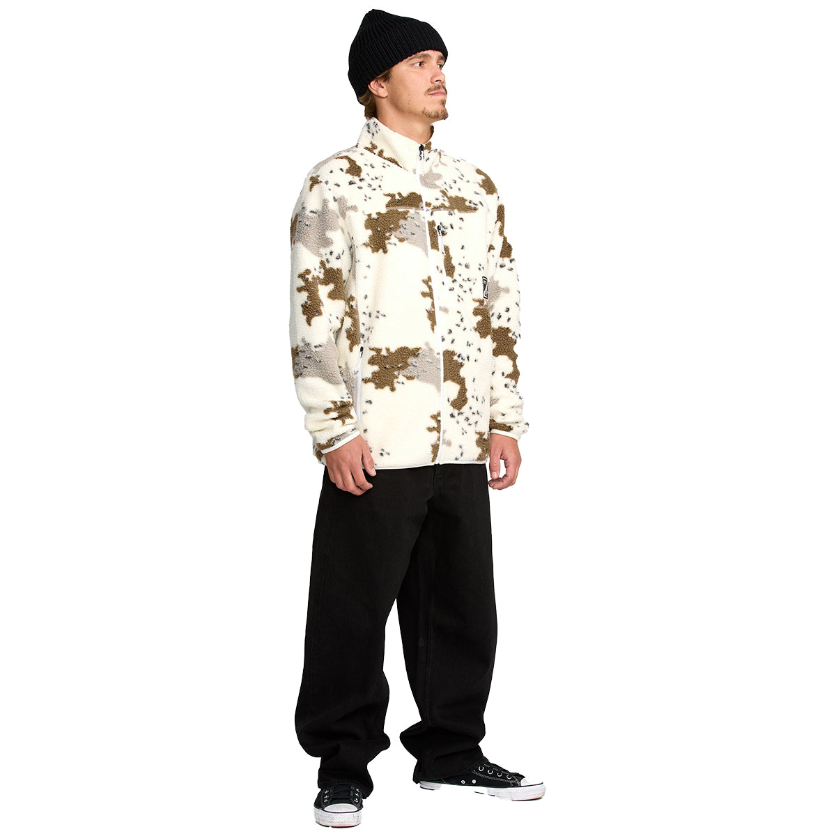 Volcom Nelson Sherpa Fleece Jacket - Men's | White