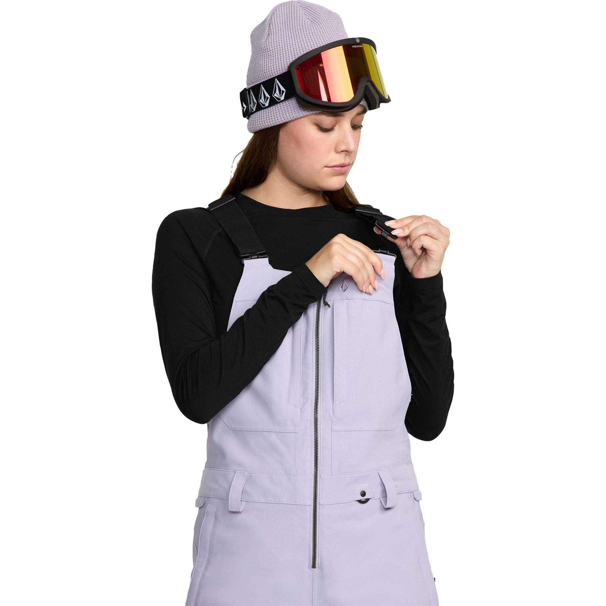 Volcom Swift Bib Overall - Women's | Lavender Aura