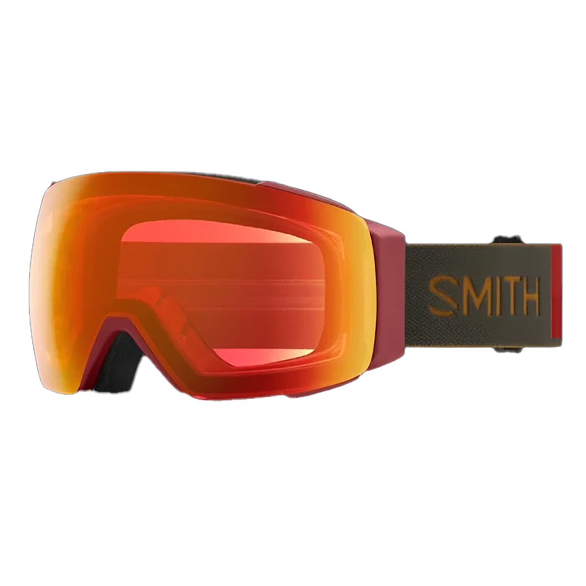 Smith I/O MAG Chromapop Goggles  | Ironwood ChromaPop Everyday Red Mirror