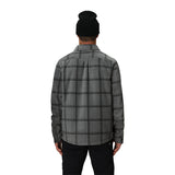 686 Sierra Fleece Flannel Shirt Jacket - Men's  | Rhino Grey Plaid