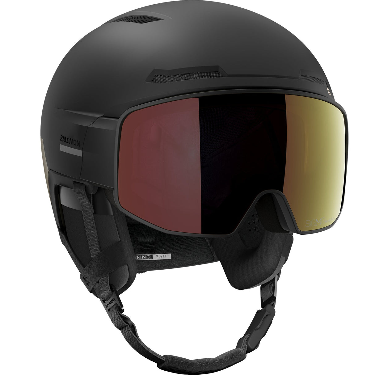 Salomon Driver Prime Sigma Photo MIPS Helmet | Black Gold