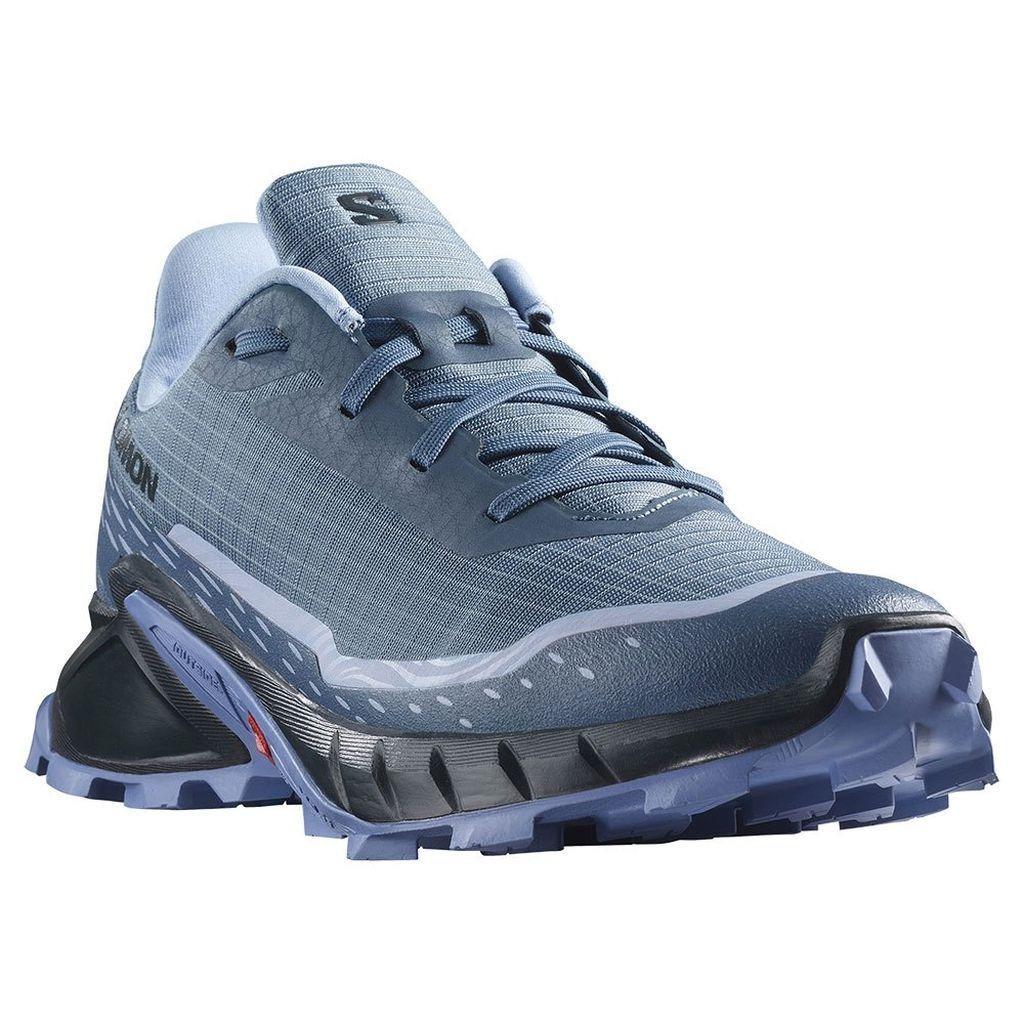Salomon Alphacross 5 Trail Running Shoe - Women's  | Bering Sea/Carbon/Blue Heron