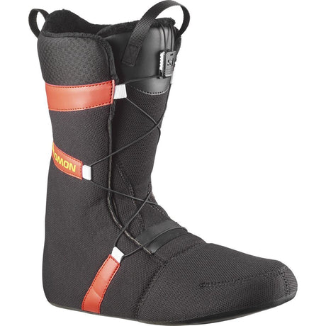 Salomon X Approach Lace SJ BOA Snowboard Boot  | White/Cherry Tomato/Black