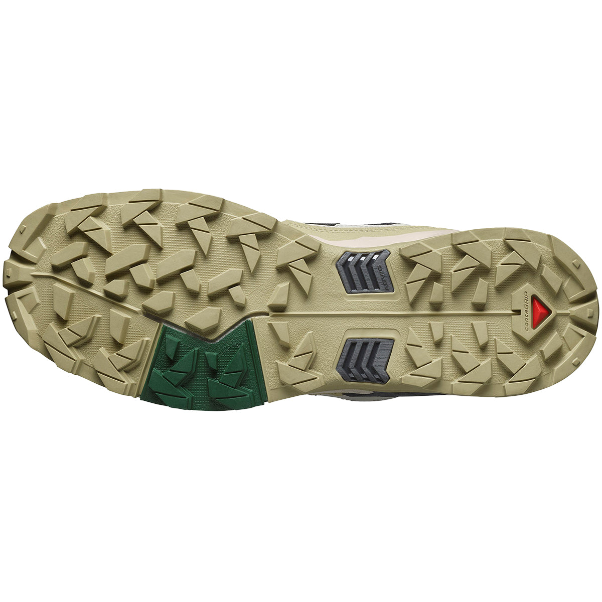 Salomon X Ultra 5 GTX Hiking Shoe - Men's | Asphalt/Gray Green/Eden