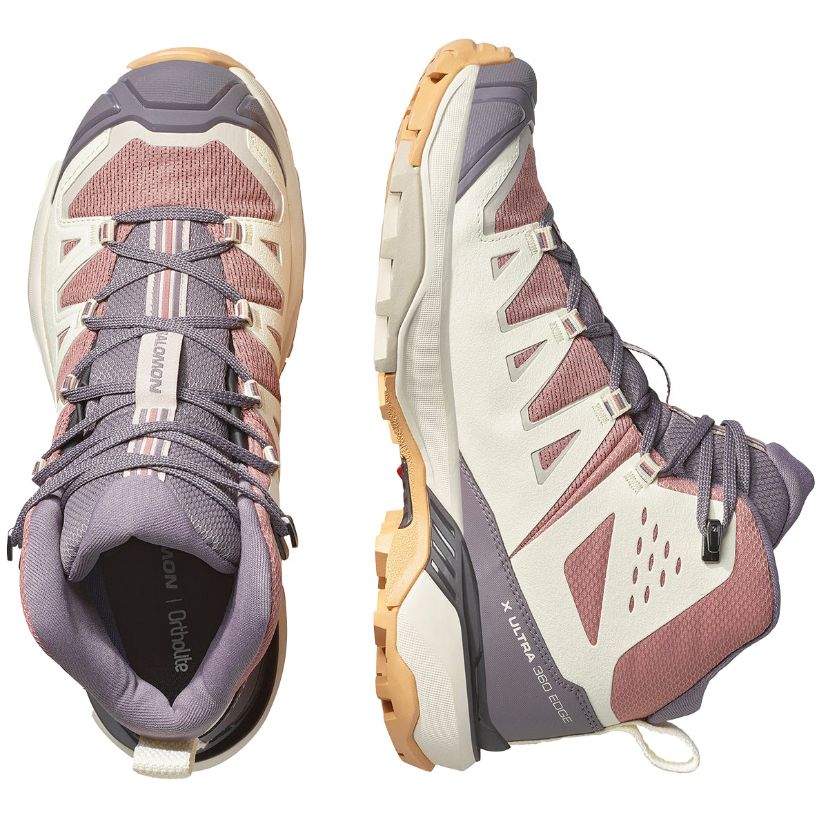 Salomon X Ultra 360 Mid GTX Hiking Boot - Women's | Burlwood/Vanilla Ice/Excalibur