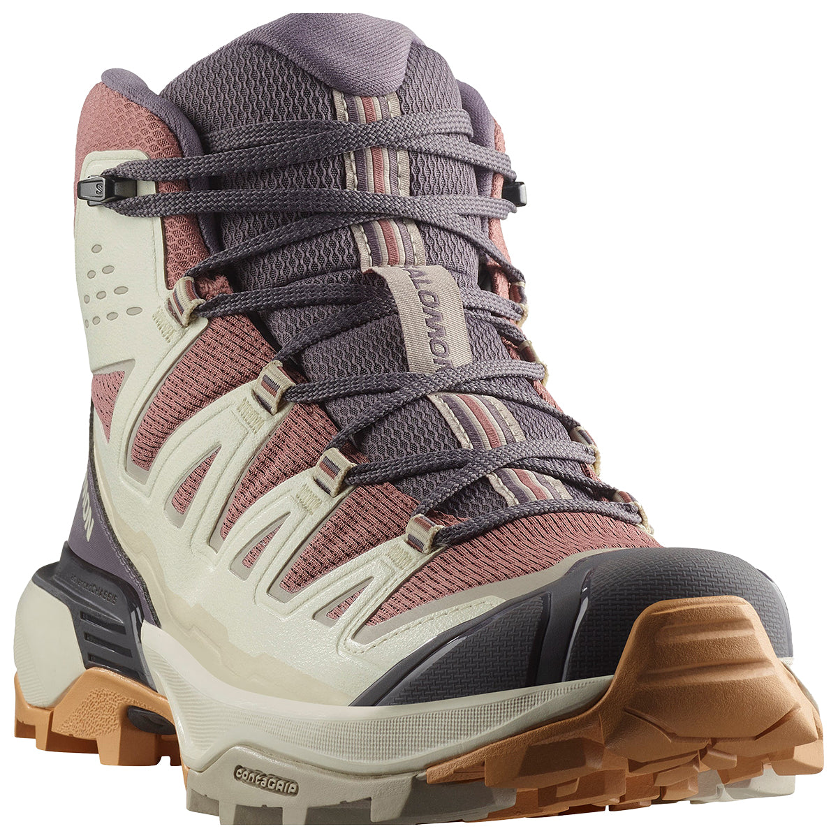 Salomon X Ultra 360 Mid GTX Hiking Boot - Women's | Burlwood/Vanilla Ice/Excalibur