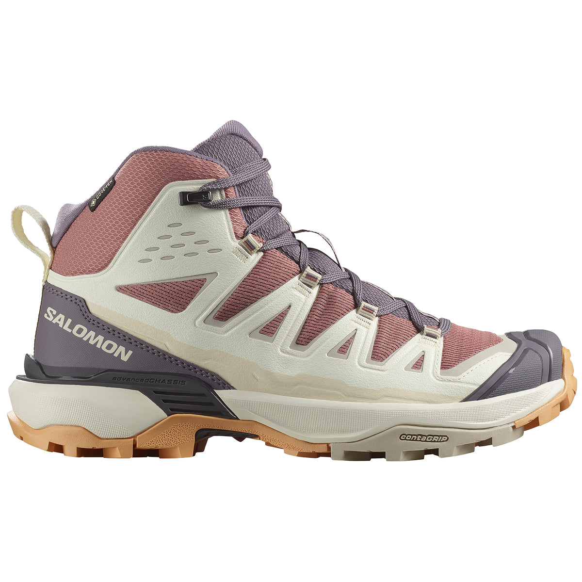 Salomon X Ultra 360 Mid GTX Hiking Boot - Women's | Burlwood/Vanilla Ice/Excalibur