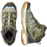 Salomon X Ultra 360 Edge Mid GTX Hiking Boot - Women's | Tea/Deep Lichen Green/Brunnera Blue