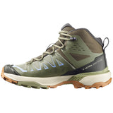 Salomon X Ultra 360 Edge Mid GTX Hiking Boot - Women's | Tea/Deep Lichen Green/Brunnera Blue