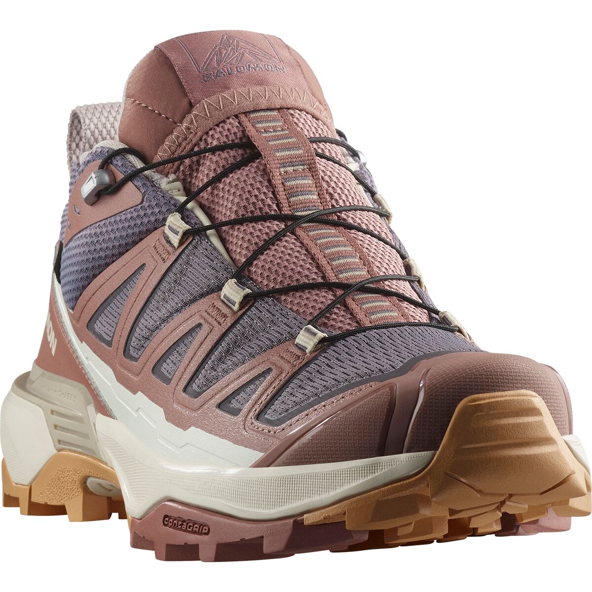Salomon X Ultra 360 Edge GTX Hiking Shoe - Women's | Excalibur/Burlwood/Silver Cloud