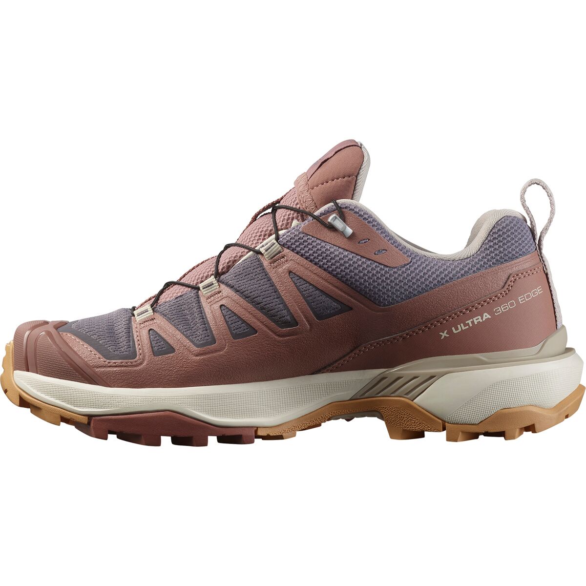 Salomon X Ultra 360 Edge GTX Hiking Shoe - Women's | Excalibur/Burlwood/Silver Cloud