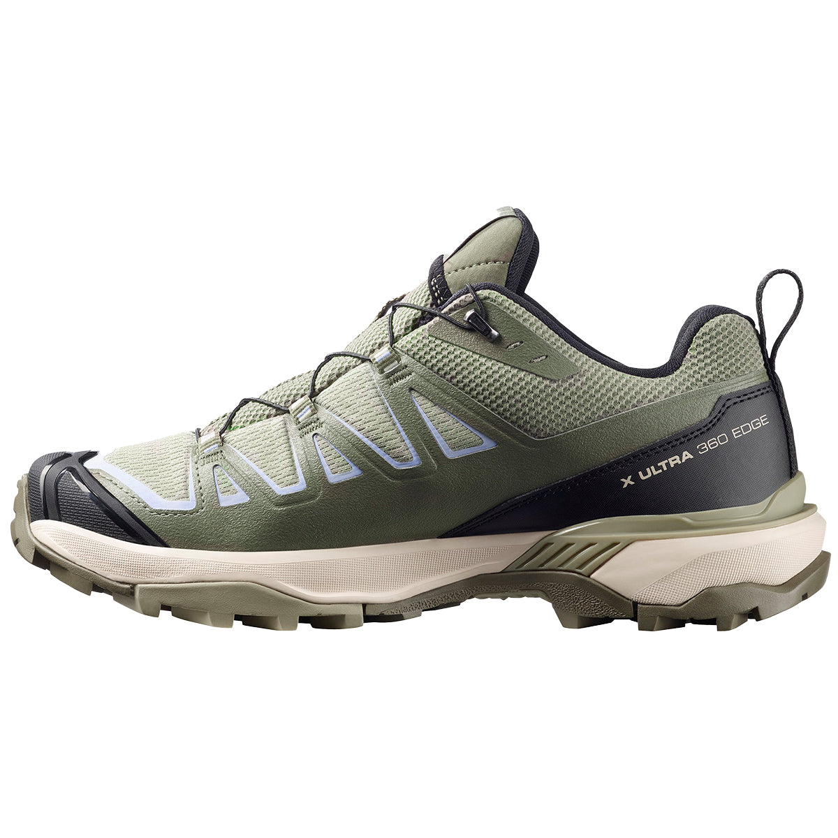 Salomon X Ultra 360 Edge GTX Hiking Shoe - Women's | Tea/Deep Lichen Green/Brunnera Blue