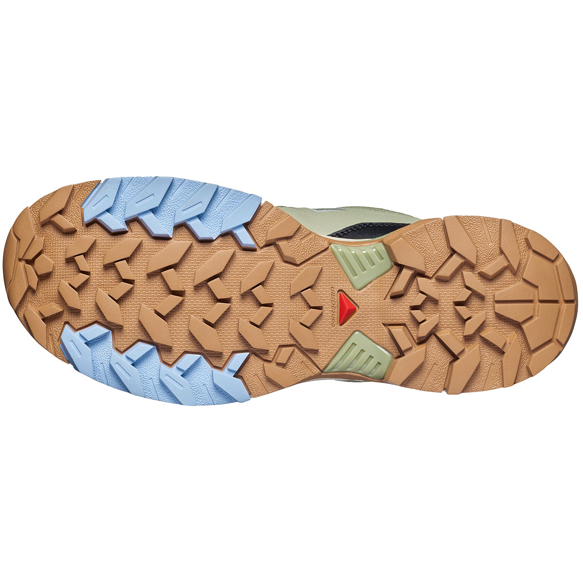 Salomon X Ultra 360 Edge Hiking Shoe - Women's | Deep Lichen Green/Tea/Brunnera Blue