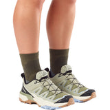 Salomon X Ultra 360 Edge Hiking Shoe - Women's | Deep Lichen Green/Tea/Brunnera Blue