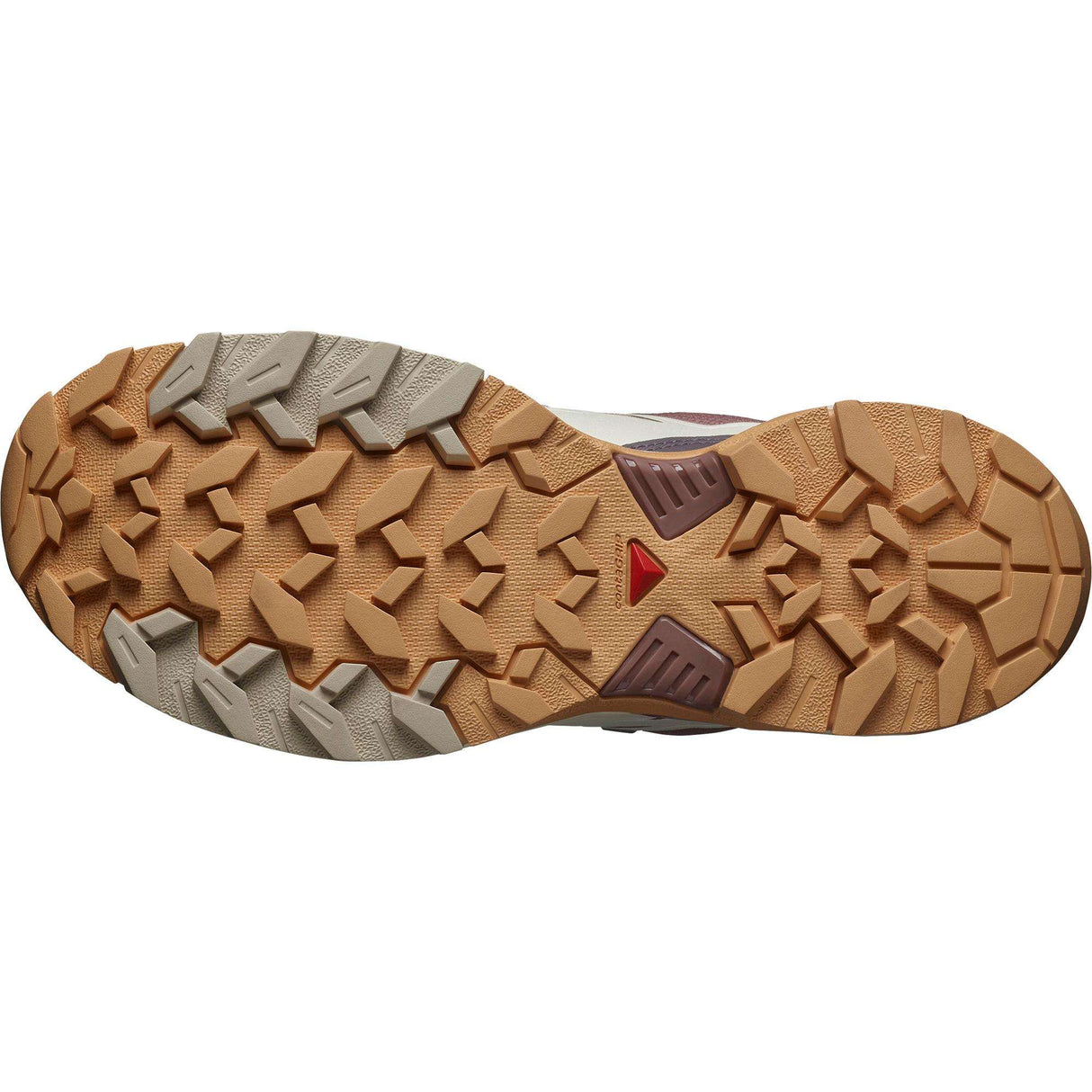 Salomon X Ultra 360 Edge Hiking Shoe - Women's | Silver Cloud/Vanilla Ice/Burlwood