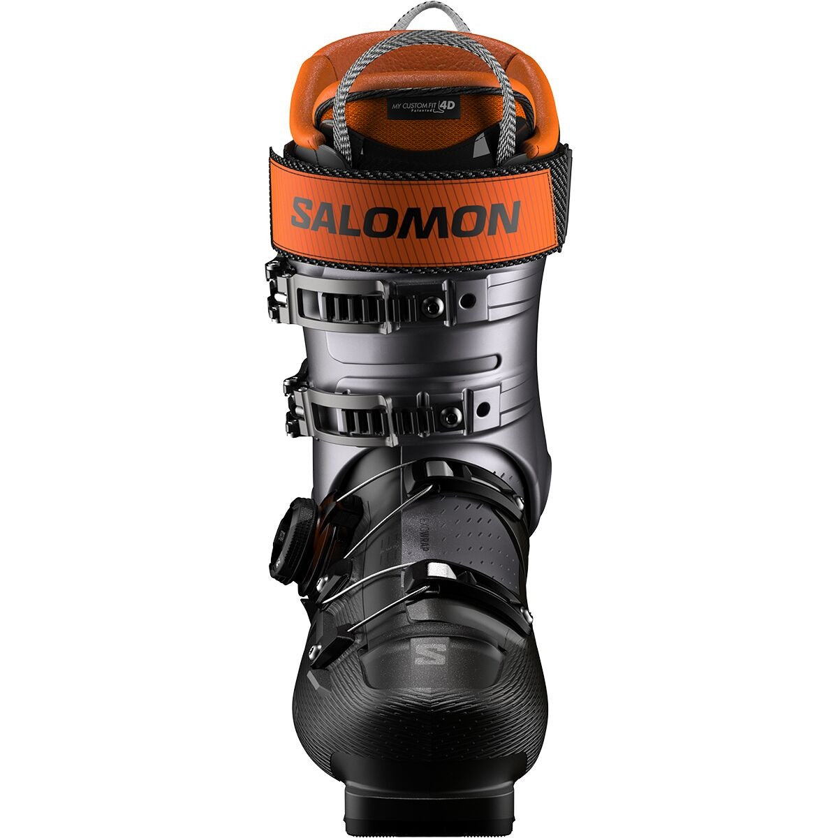 Salomon S/Pro Supra BOA 110 Boot - 2026 | Black/Beluga Met./Orange Tiger