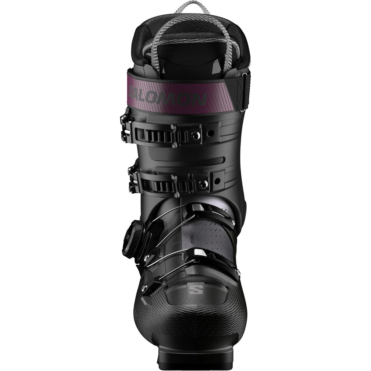 Salomon S/Pro Supra BOA 100 Ski Boot - 2026 | Black/Dark Grey/Burgundy