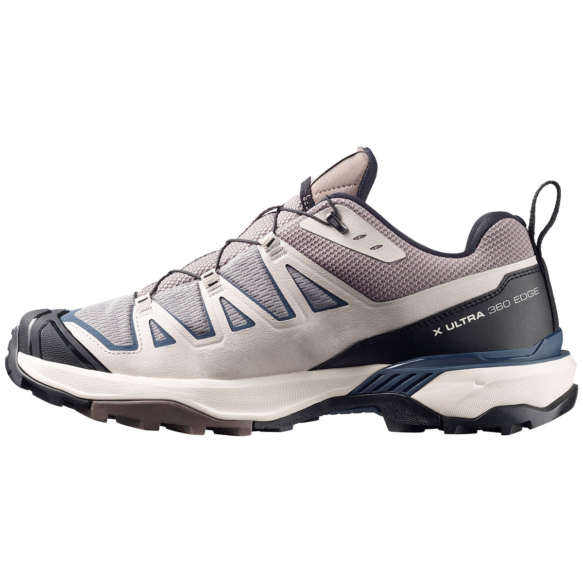 Salomon X Ultra 360 Edge Hiking Shoe - Men's | Vanilla Ice/Silver Cloud/Spellbound