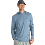 Free Fly Bamboo Lightweight Hoodie - Men's  | Blue Fog
