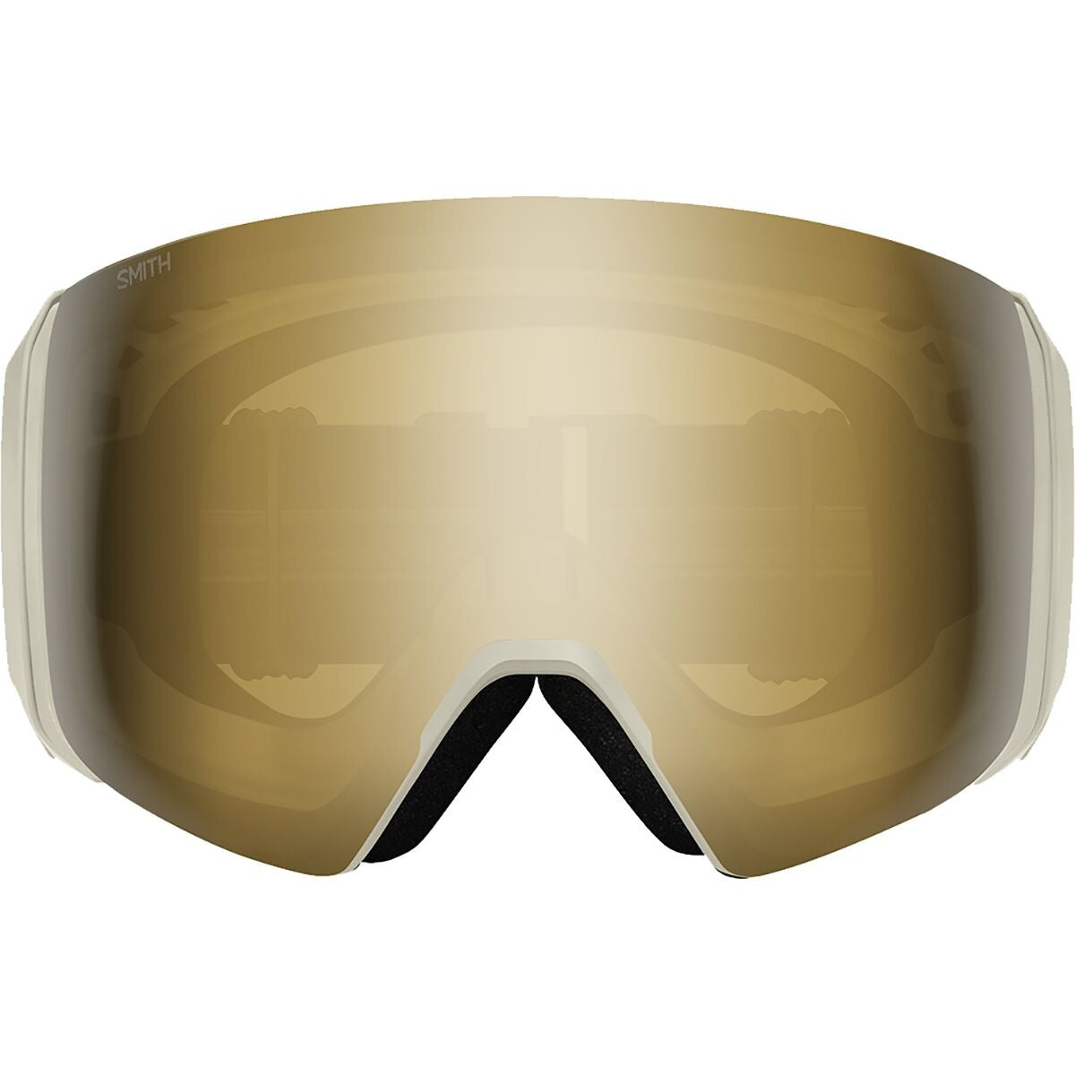 Smith 4D MAG XL ChromaPop Goggles  | Chalk/ChromaPop Sun Black Gold Mirror