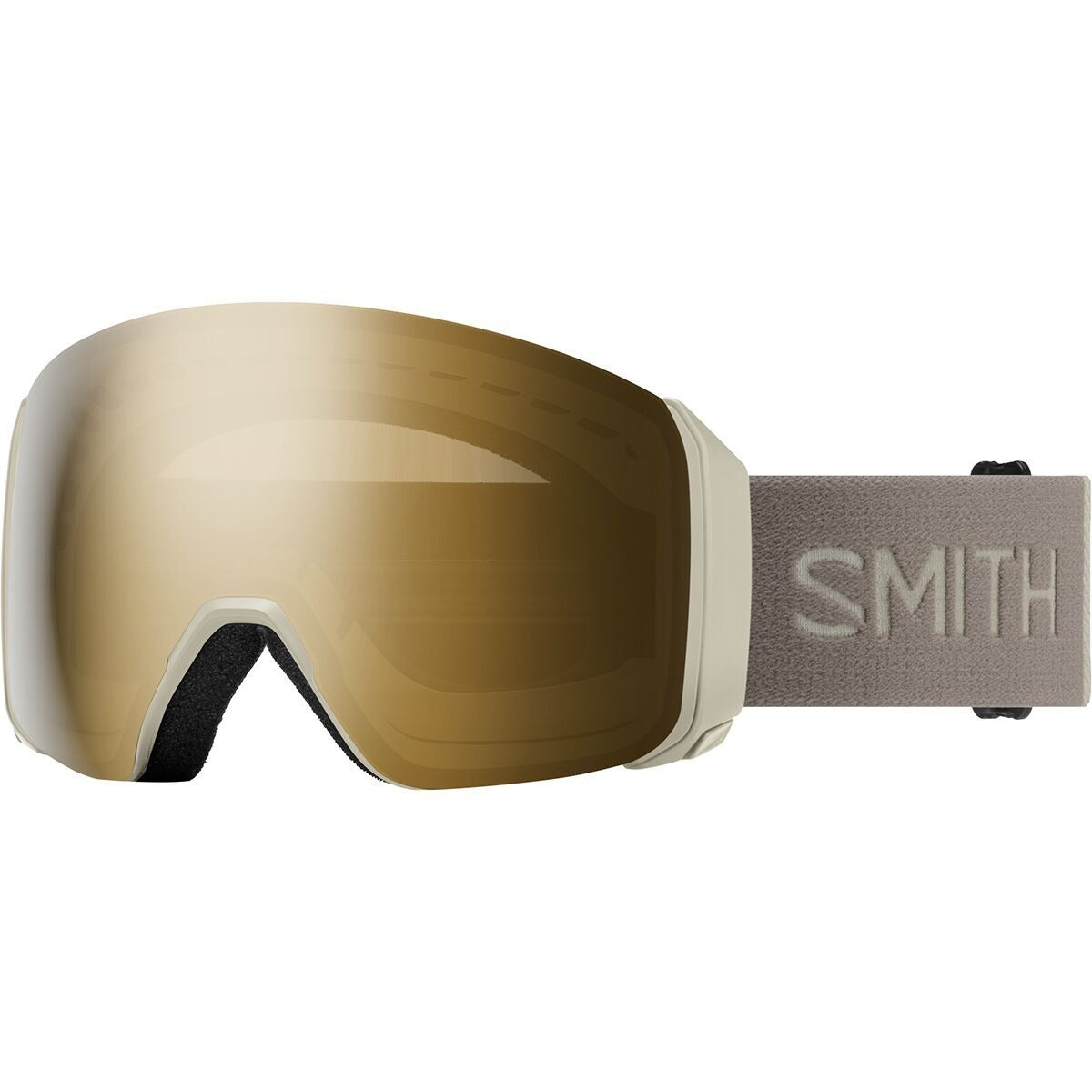 Smith 4D MAG XL ChromaPop Goggles  | Chalk/ChromaPop Sun Black Gold Mirror