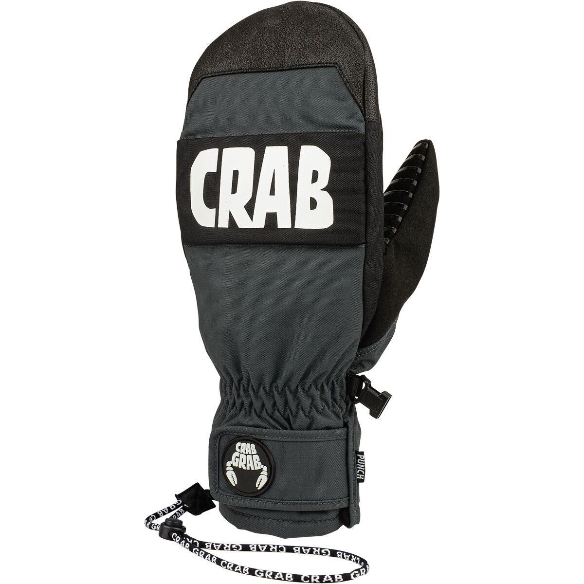 Crab Grab Punch Mitten | Washed Black