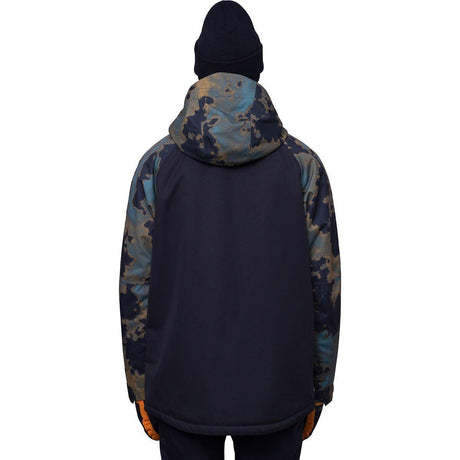 686 Geo Insulated Jacket - Men's  | Black Ripstop Colorblock